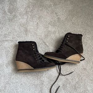 NWOT J.crew Fur Boots Size 7